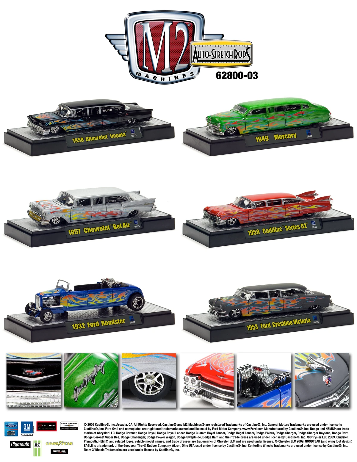 Stretch-Rods 1/64th 62800 R03 | M2 Machines Wiki | Fandom