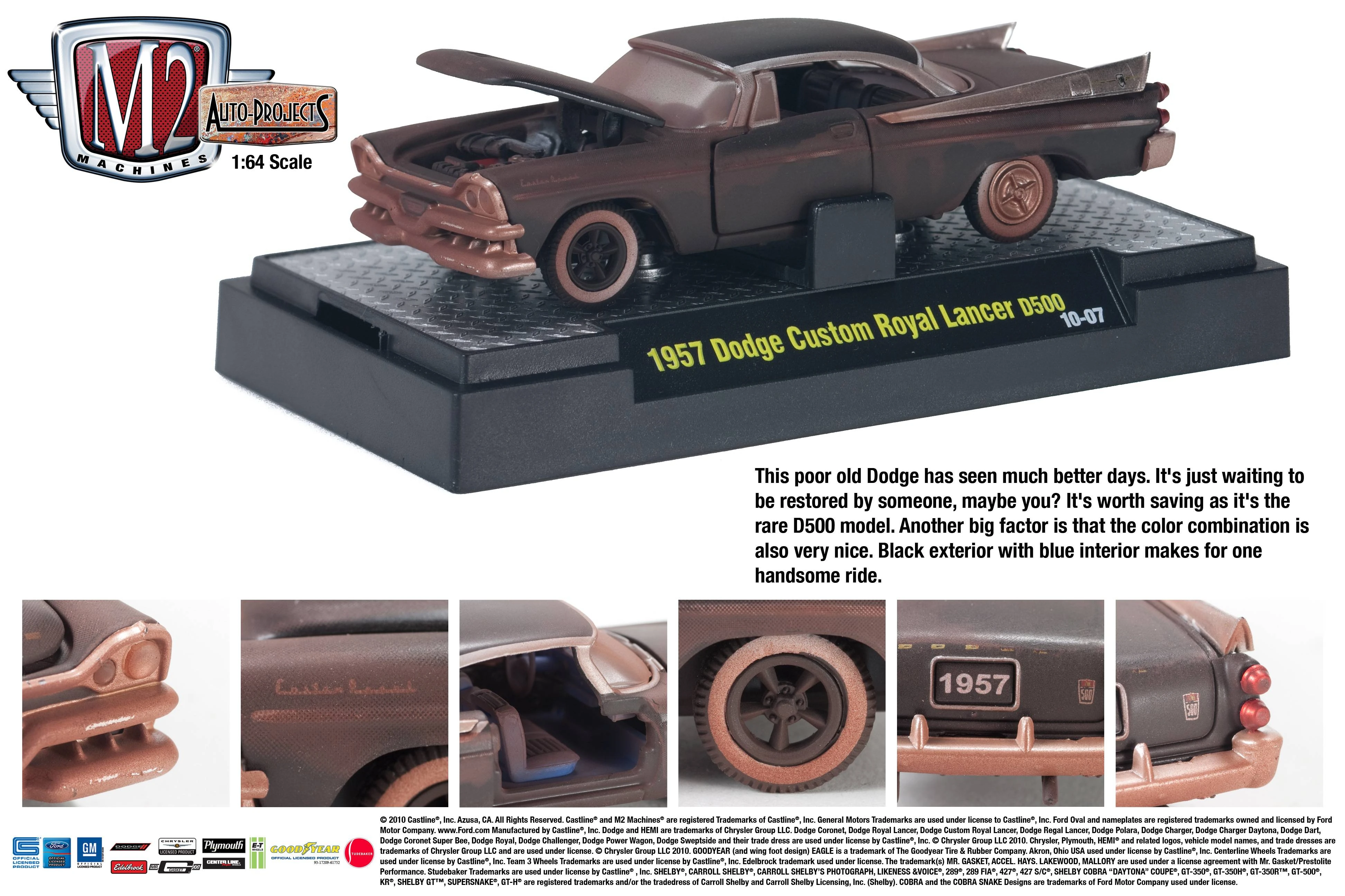 1957 Dodge Custom Royal Lancer D500 | M2 Machines Wiki | Fandom