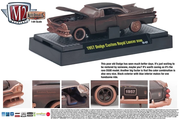 1957 Dodge Custom Royal Lancer D500 | M2 Machines Wiki | Fandom