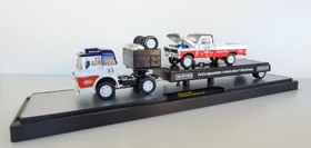 M2 MACHINES COCA-COLA 1970 Ford C-950 & 1968 Ford Mustang GT UNTY01