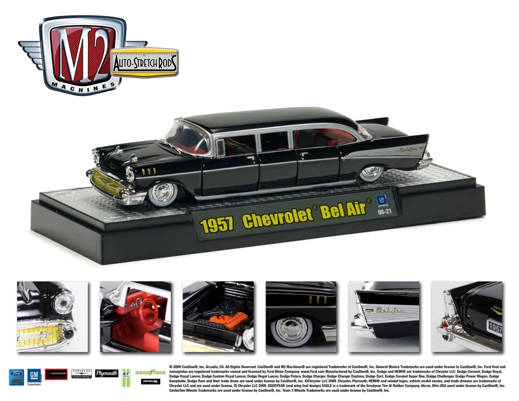 1957 Chevrolet Bel Air (Stretched) | M2 Machines Wiki | Fandom