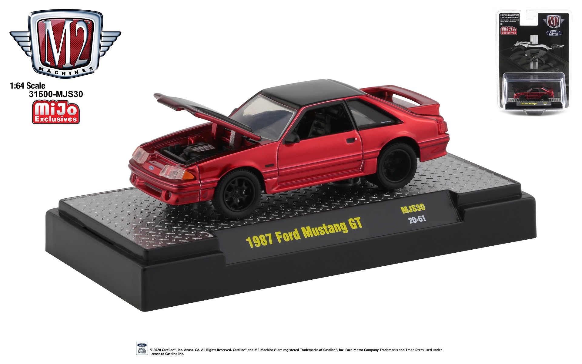 1:64 1990 Ford C-8000 & 1988 Fox Body Ford Mustang GT Ford