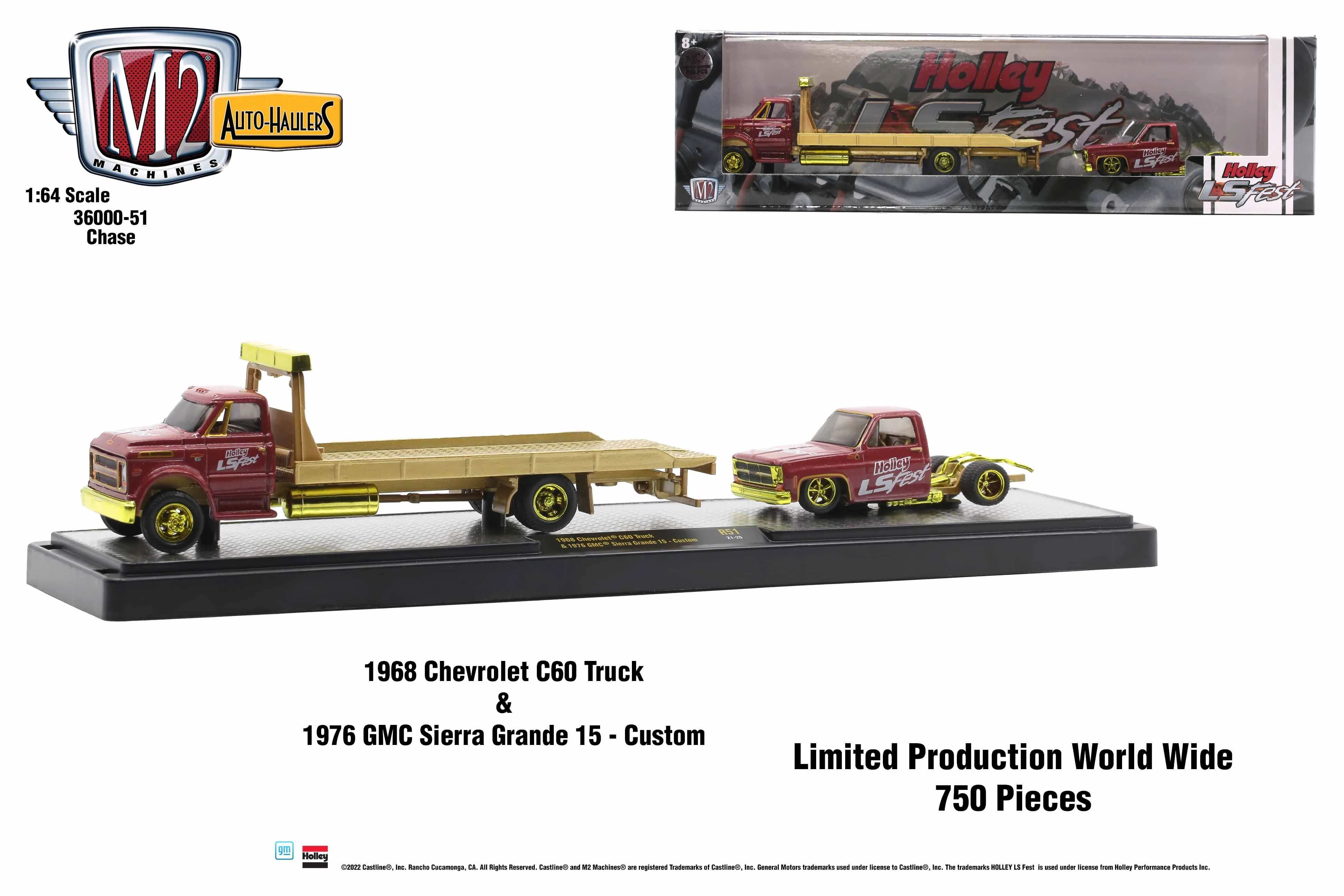 Miniature M2 Machines 1/64 – GMC Sierra Grande 1975 – Coca-Cola – Chase Limited Edition (750 Pcs)