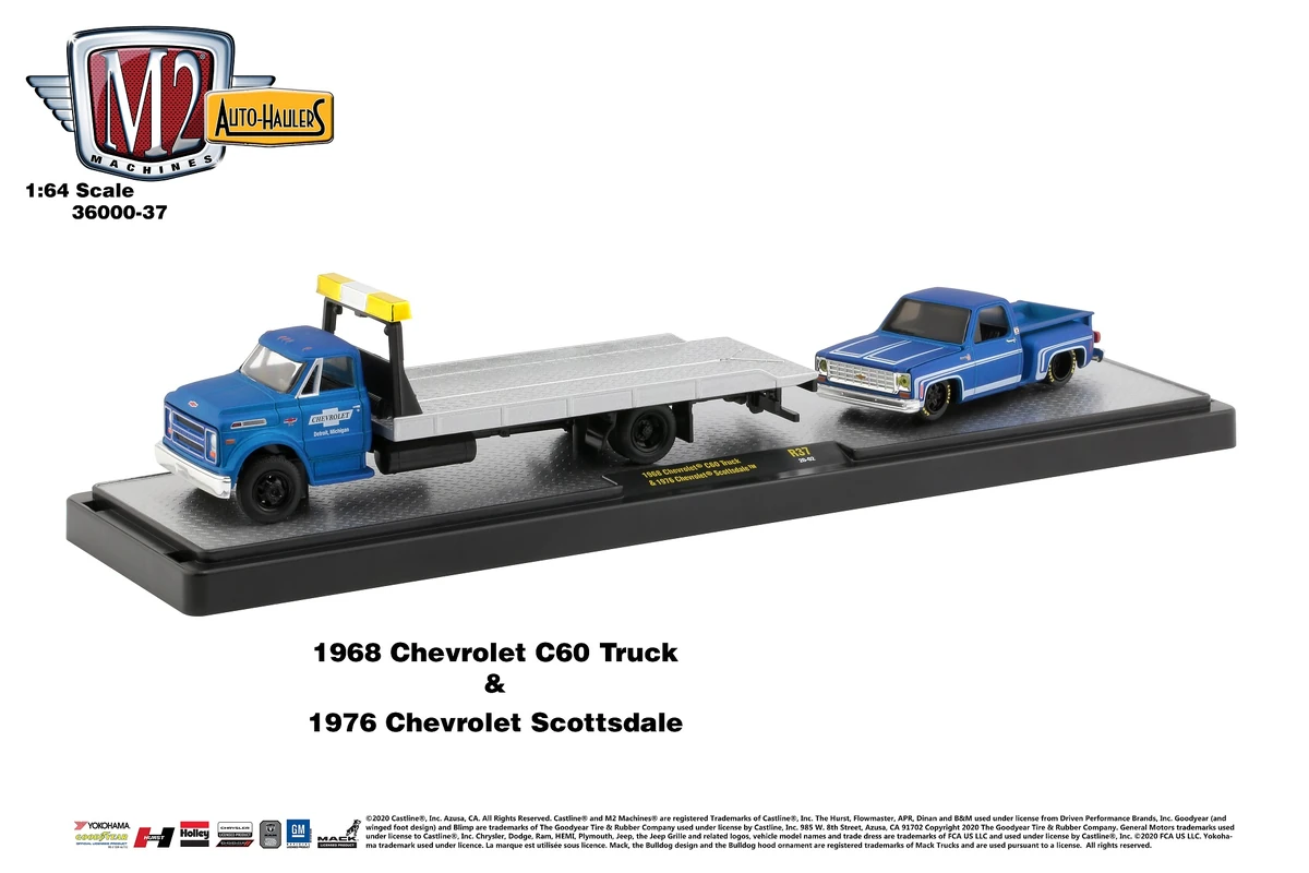Miniature M2 Machines Chevrolet Scottsdale 1976 – Chase 750 Pièces, 1/64, Comme Neuve