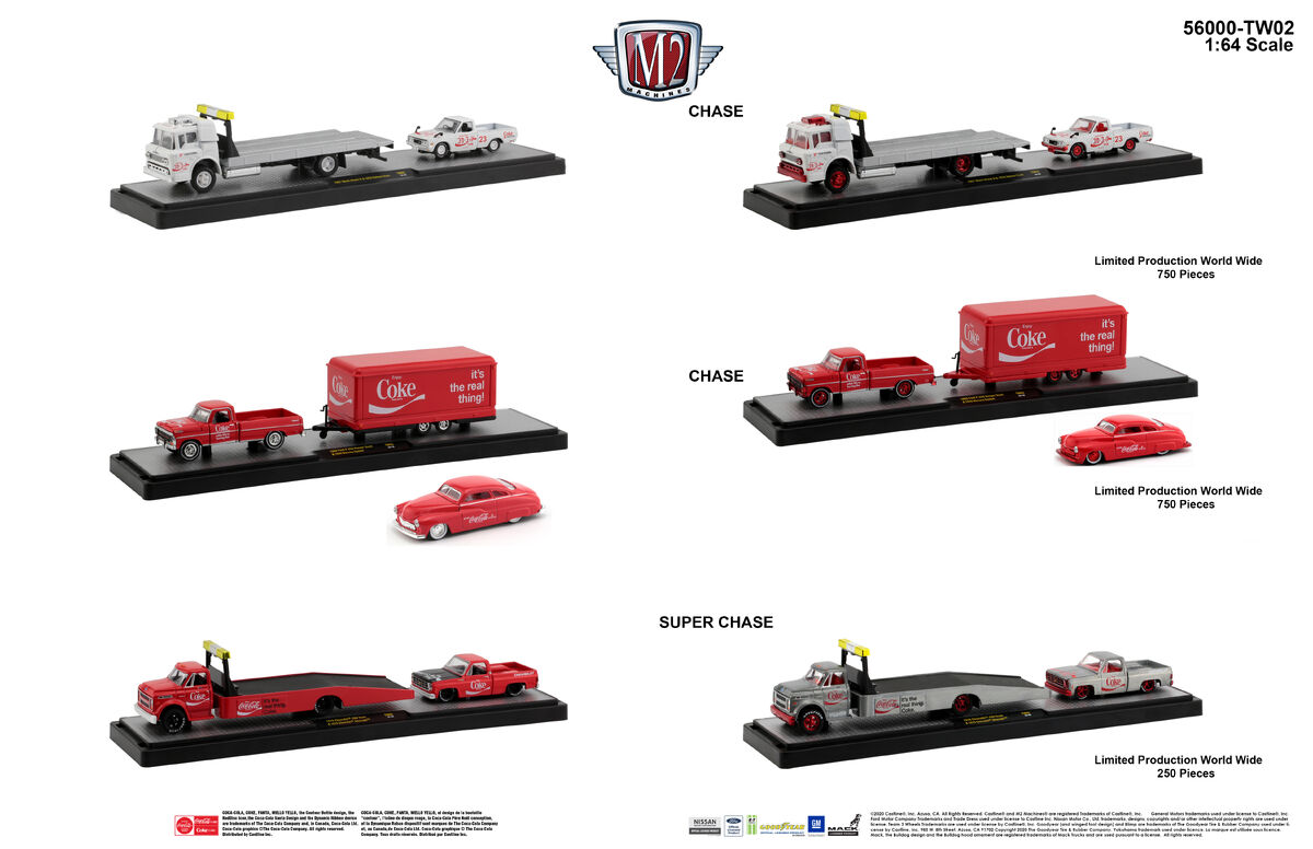 Coca-Cola RC Trailer 7ファンクション 1/25 1970 Ford Louisville Short Hauler Coca-Cola Plastic