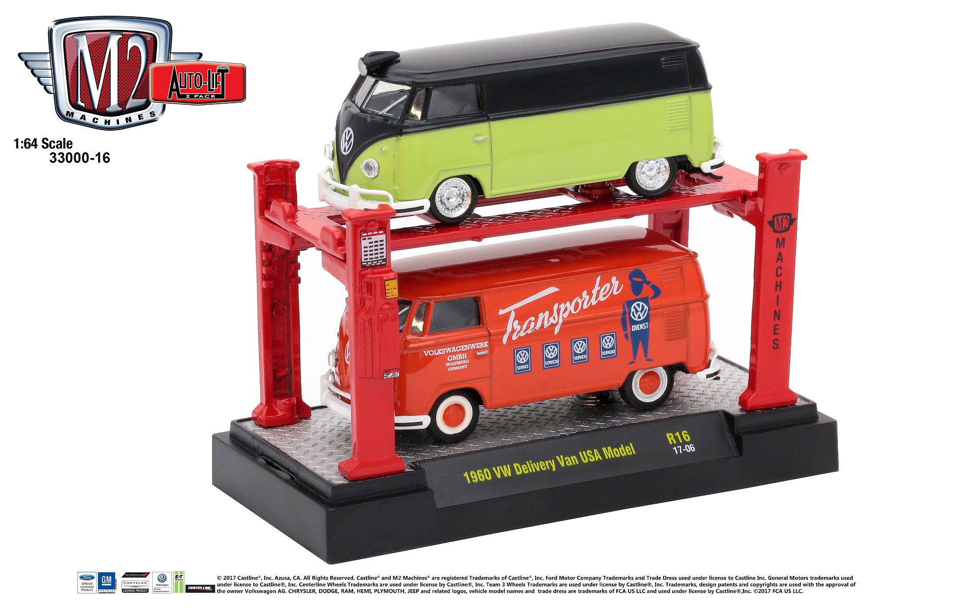 M2マシーン 1960 VW Delivery Van チェイス M2 MACHINES CHASE 1960 VOLKSWAGEN CUSTOM DELIVERY VAN FANTA