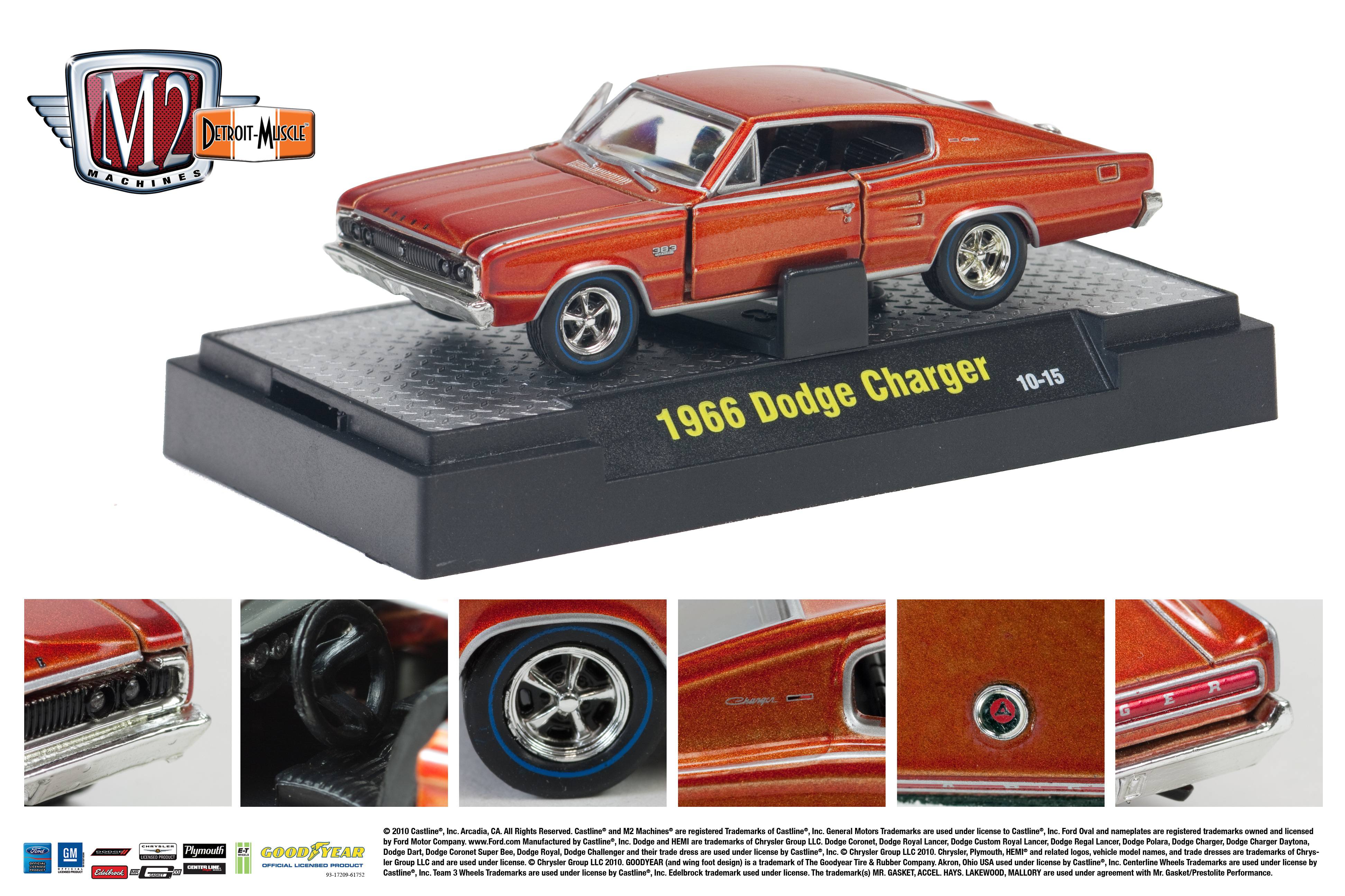M2 Machines - 1966 Dodge Charger HEMI - Holley DiabloSport
