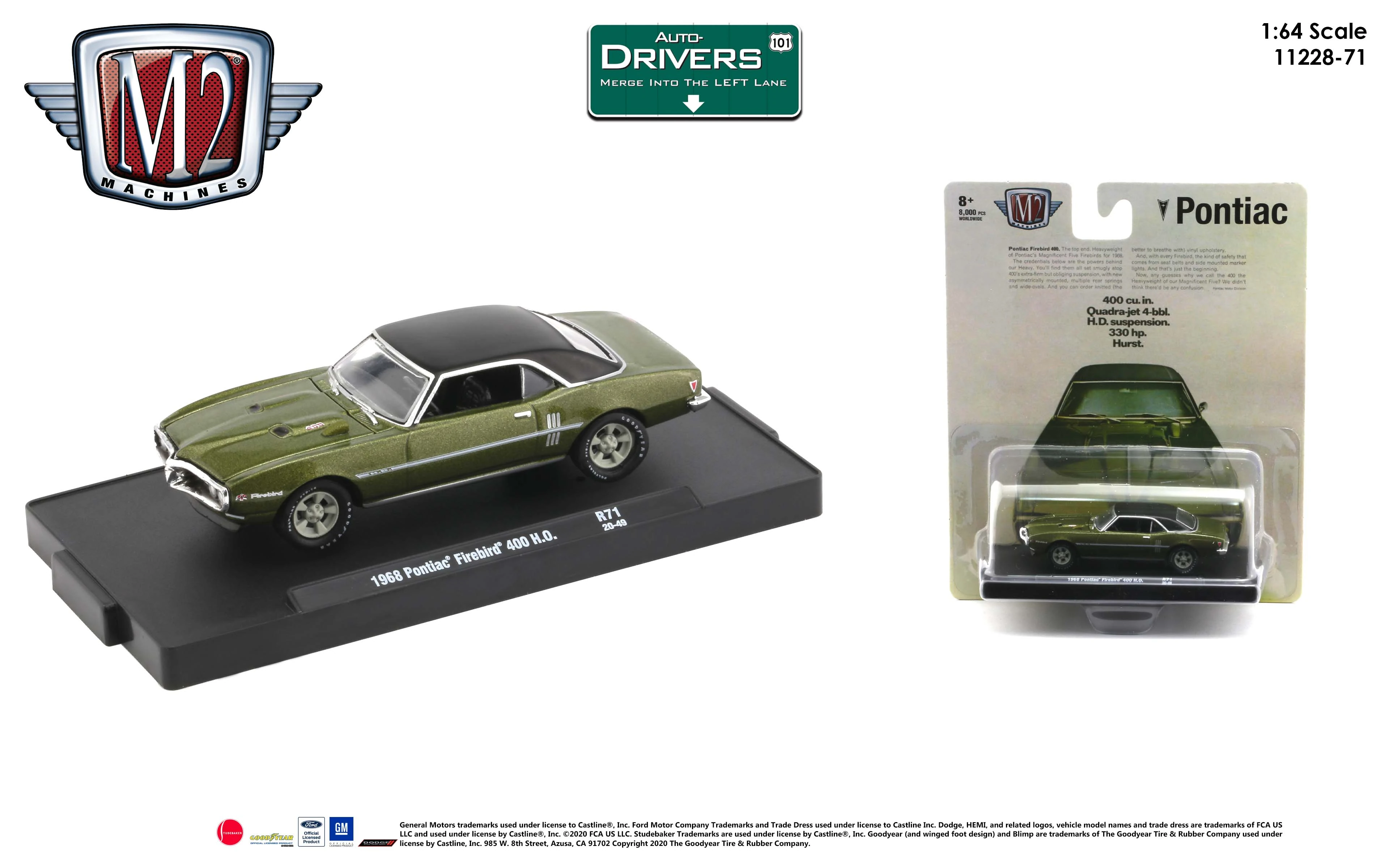 1968 Pontiac Firebird 400 H.O. | M2 Machines Wiki | Fandom