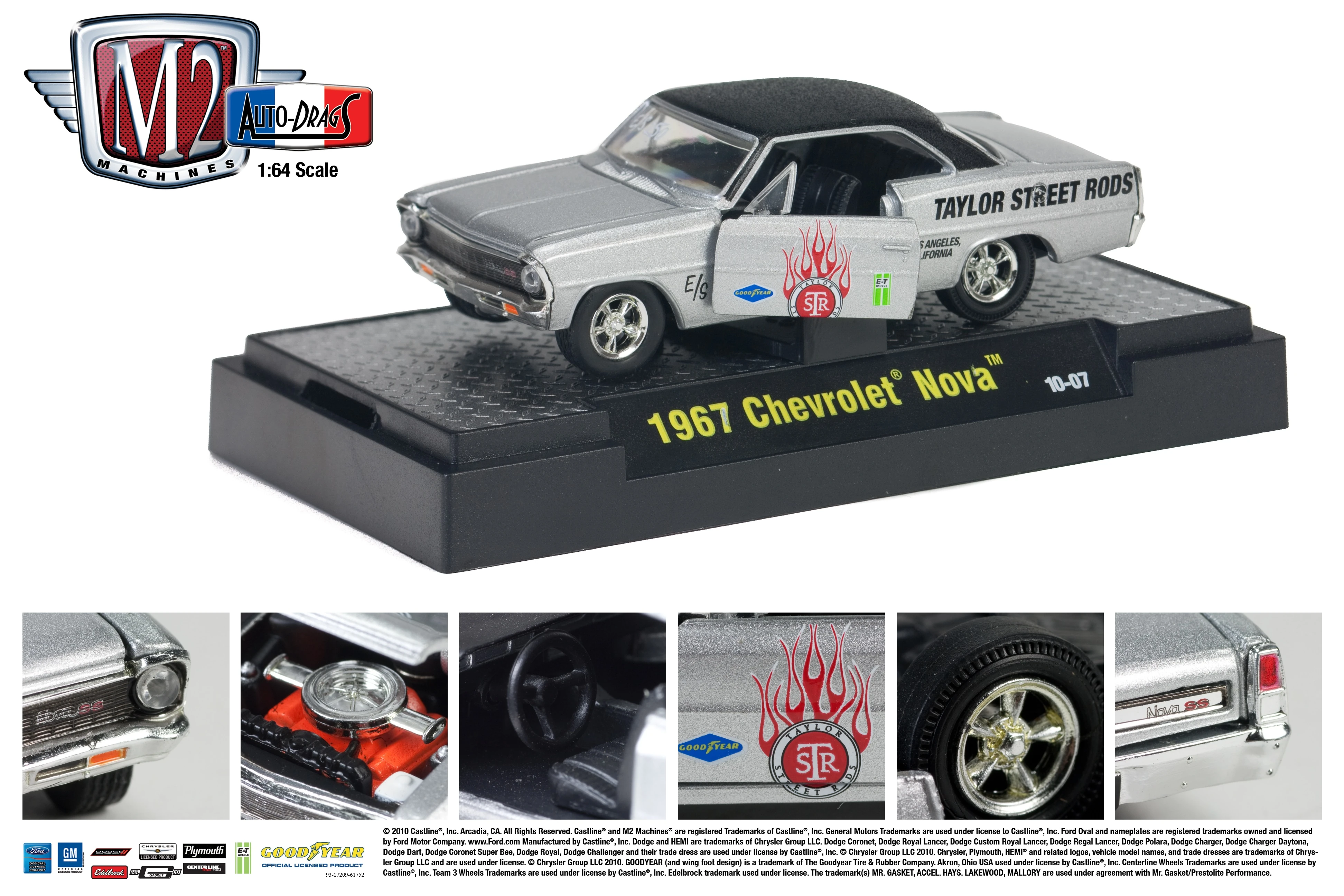 m2マシーン 1967 シボレー ノバ ギャッサー NYトイフェアー限定600台 m2マシーン 1967 シボレー ノバ ギャッサー ムーンアイズ - メルカリ