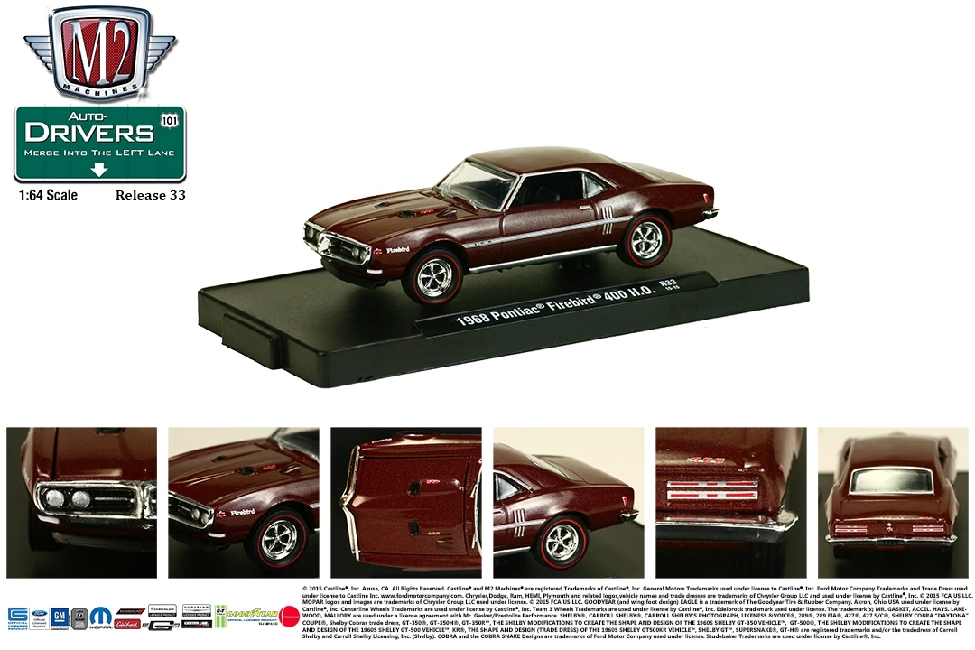 1968 Pontiac Firebird 400 H.O. | M2 Machines Wiki | Fandom