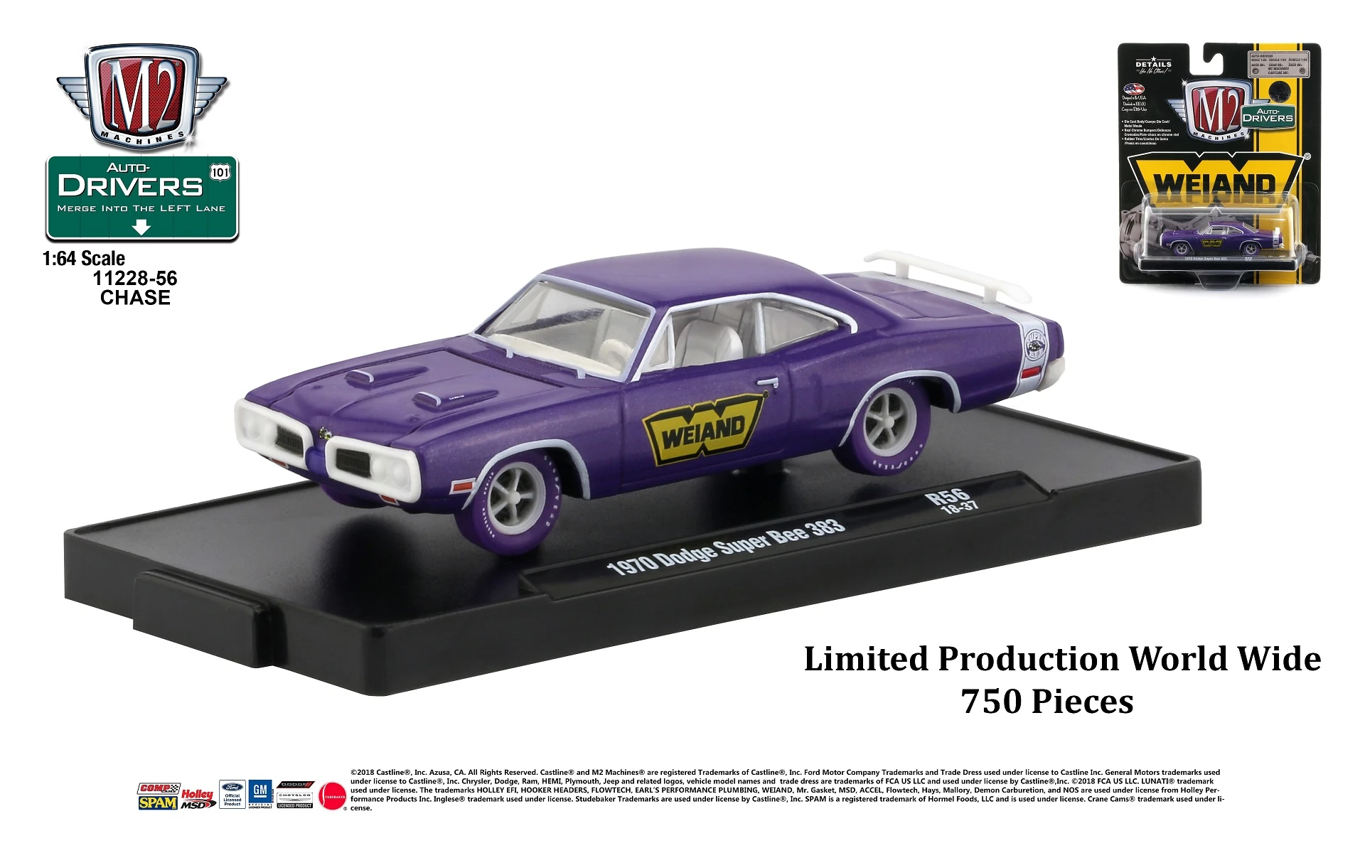 1970 Dodge super bee HEMI  ミニカー MTM32757-02__60908.1752526467.