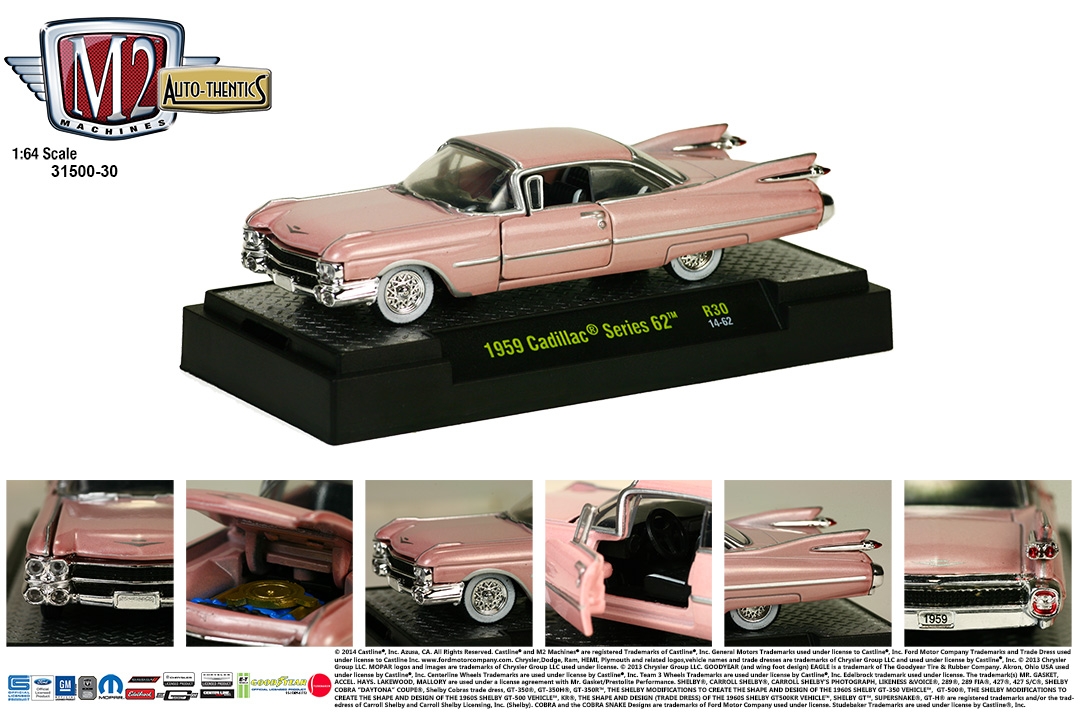 M2 Machines CHASE 1959 Cadillac Series 62 Auto Stretch