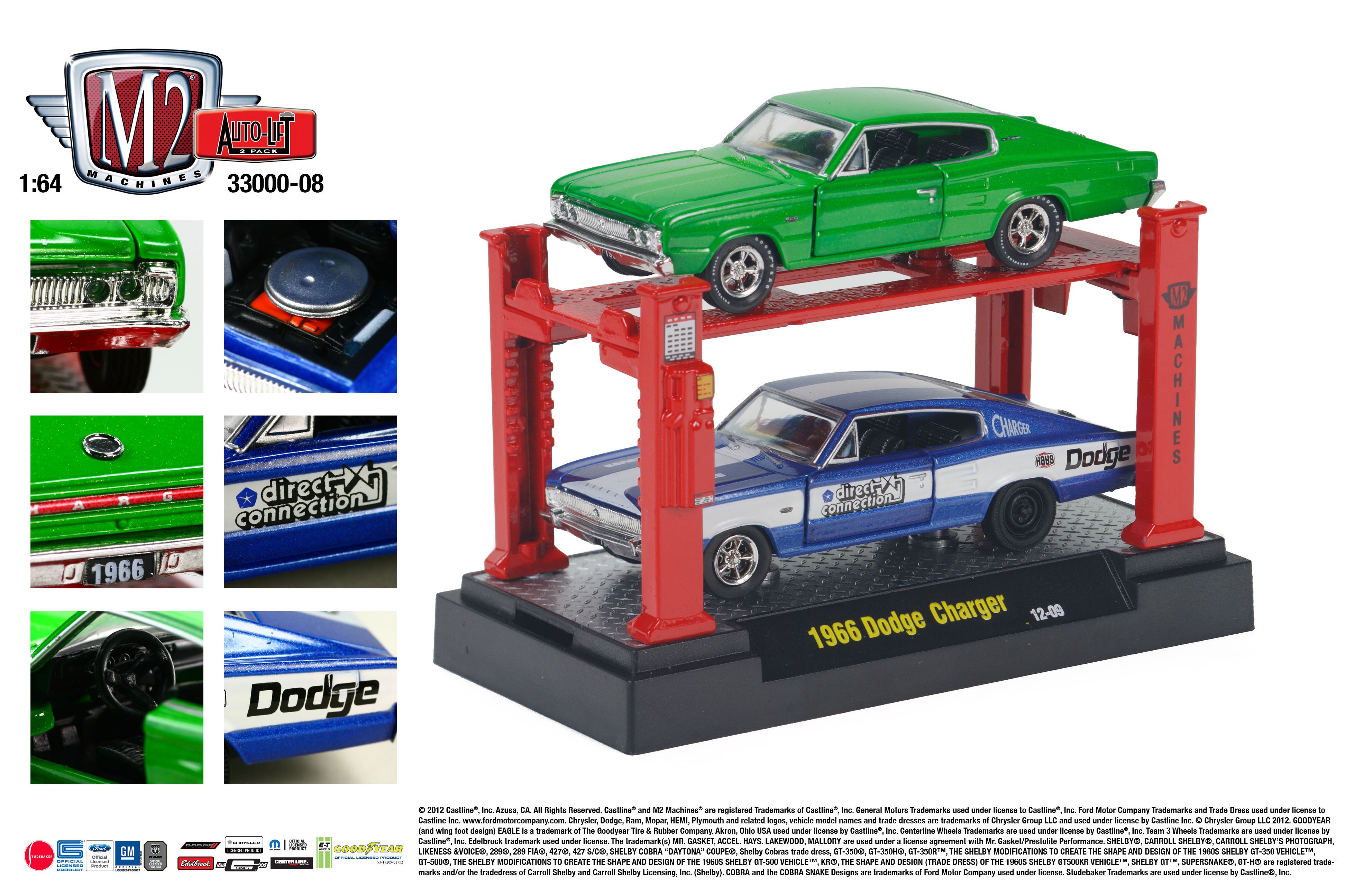 M2 AH 1/64 '66 ダッジ COE & '66 ダッジ チャージャー 1966