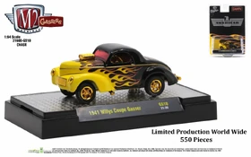M2マシーン ウォルマート限定　1941 ウィリス・クーペ・ガッサー M2 Machines 1:64 HE Gasser 1941 Willys Coupe Gasser B & M