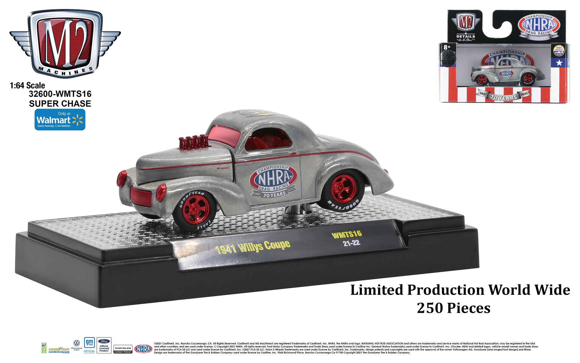 M2マシーン ウォルマート限定　1941 ウィリス・クーペ M2マシーン ウォルマート限定 1941 ウィリス・クーペ