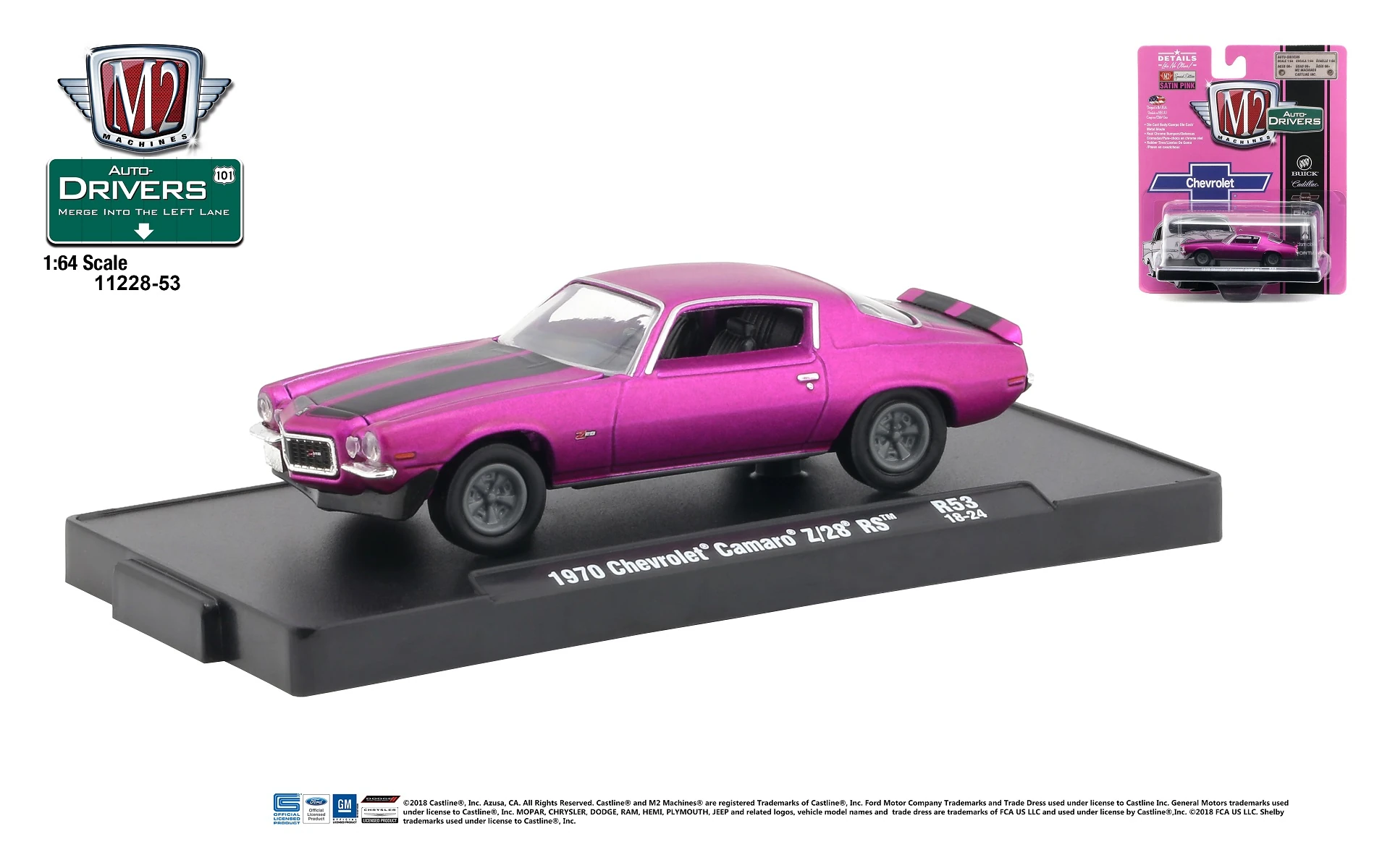 1970 Chevrolet Camaro Z/28 RS | M2 Machines Wiki | Fandom