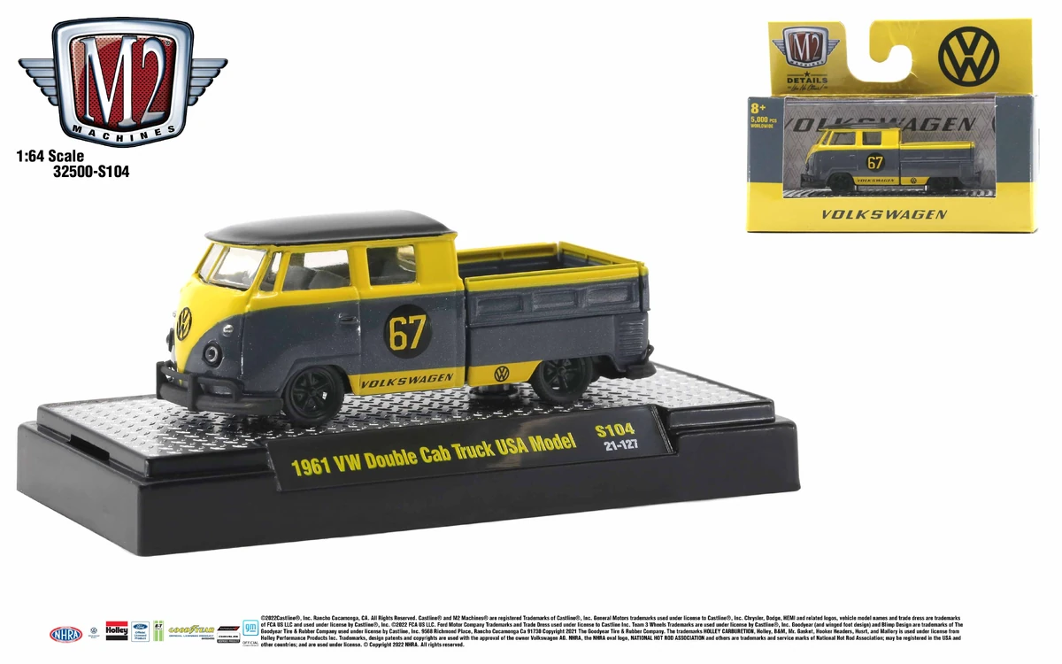 1961 VW Double Cab Truck USA Model | M2 Machines Wiki | Fandom