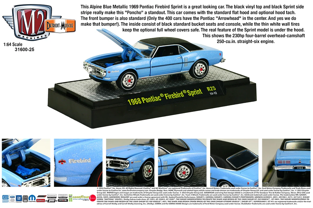 1968 Pontiac Firebird Sprint | M2 Machines Wiki | Fandom