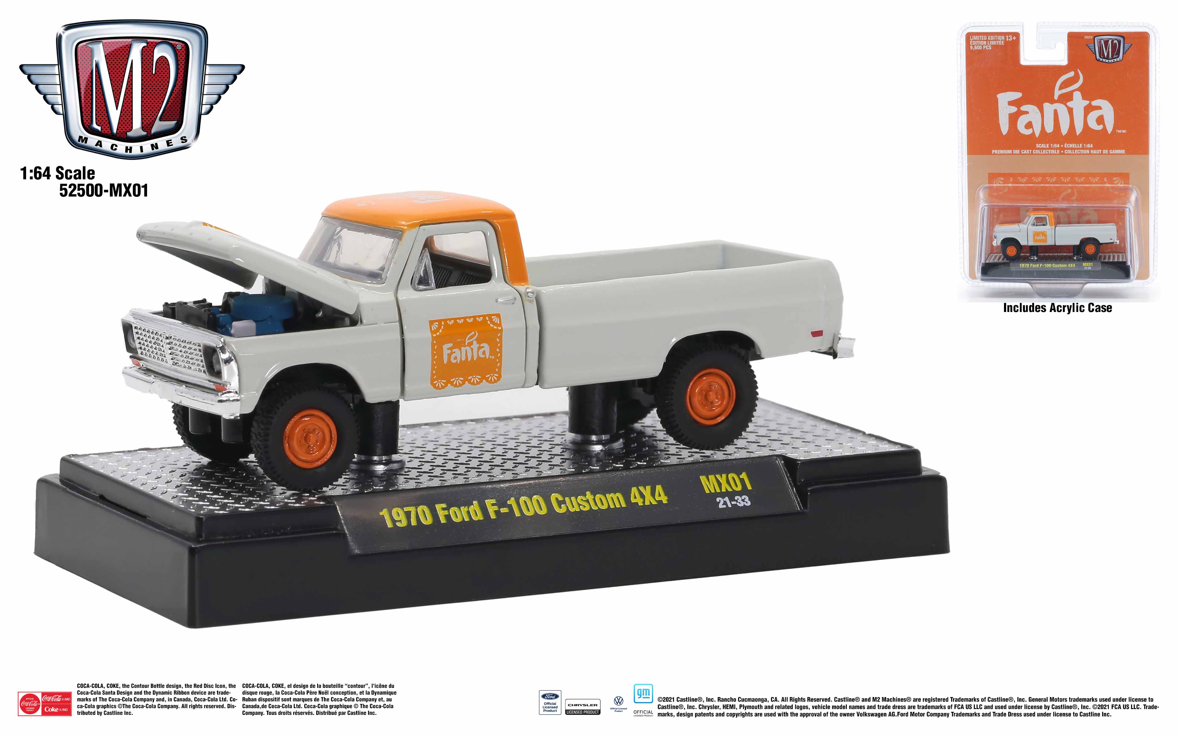 M2マシーン フォード F-100 レンジャー 4X4 & フォード・ブロンコ M2マシーン フォード F-100 レンジャー 4X4 & フォード