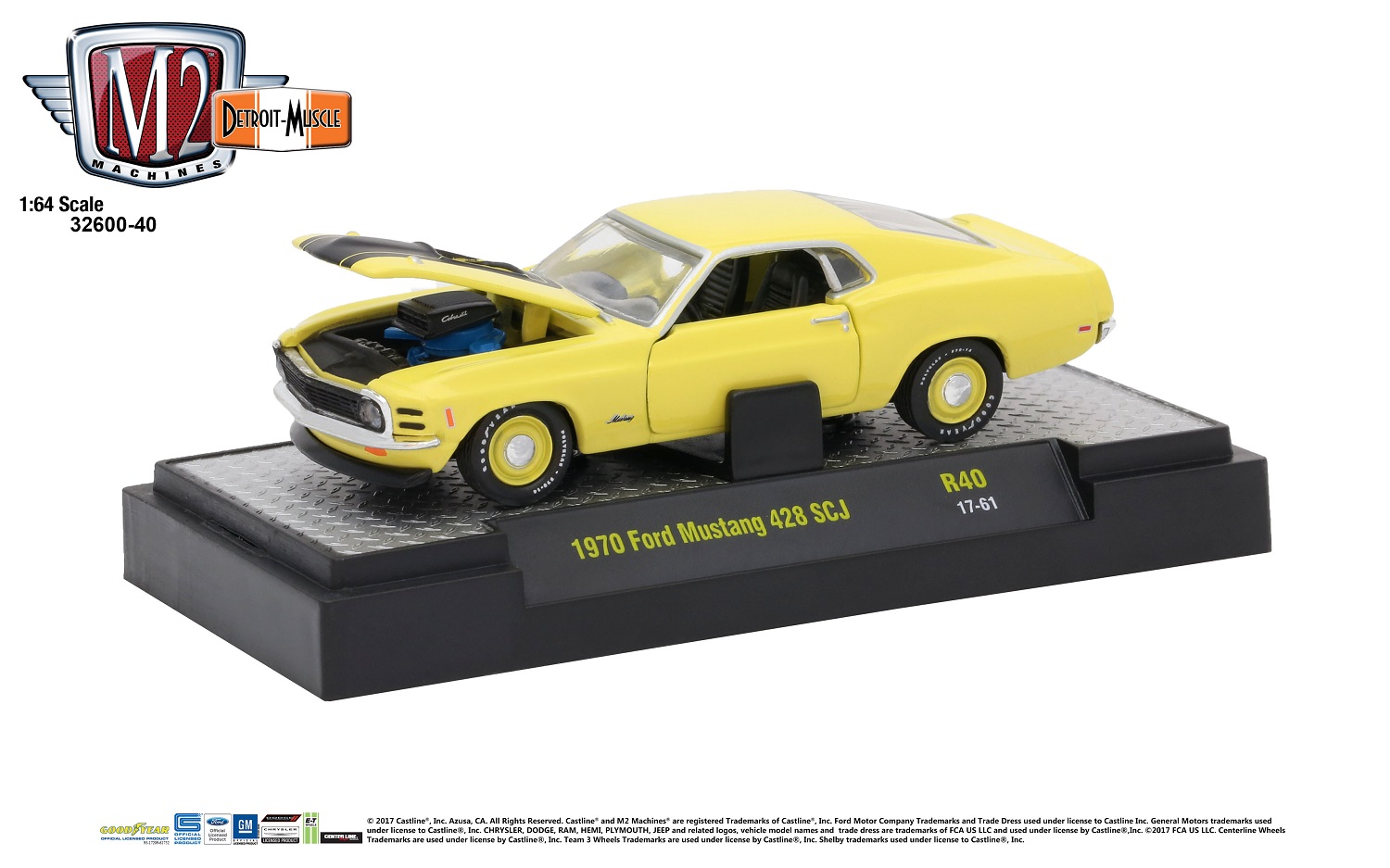 1970 Ford Mustang 428 SCJ | M2 Machines Wiki | Fandom