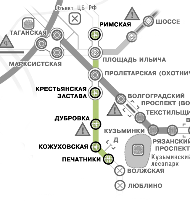 Карта москвы южный порт