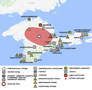 Карта Крыма до сентября 2033 года