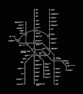 Карта метрополитена без обозначений