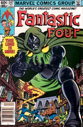 Doctor Doom na okładce komiksu "Fantastic Four #247"