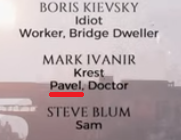 Pavel (credits)