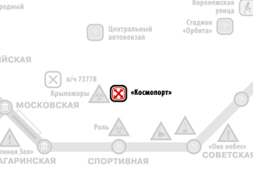 Kosmoport 2035 map small