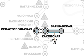 Sevastopolskaya map small