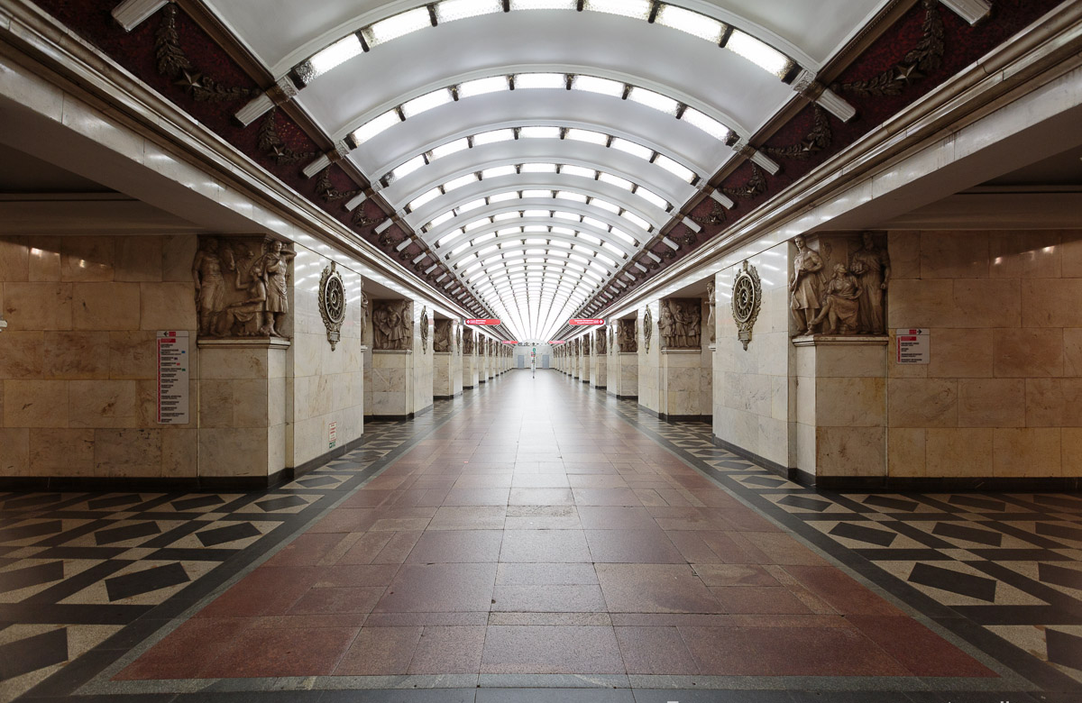 Станция метро нарвская санкт петербург фото