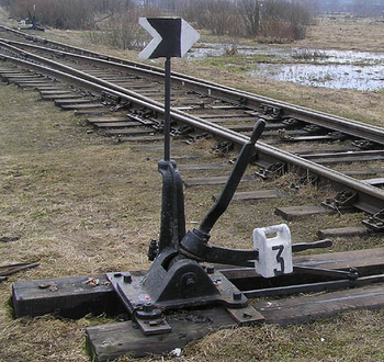 Railway arrow