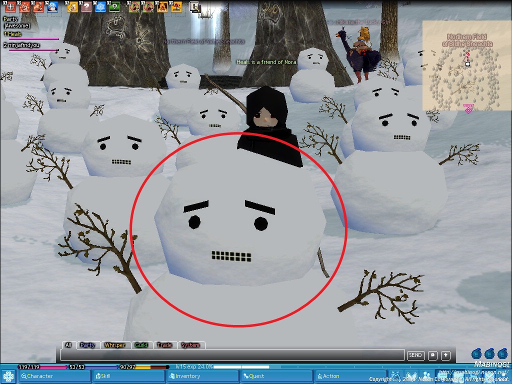 Snowman Mini-Gem - Mabinogi World Wiki