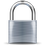 Padlock-silver-medium