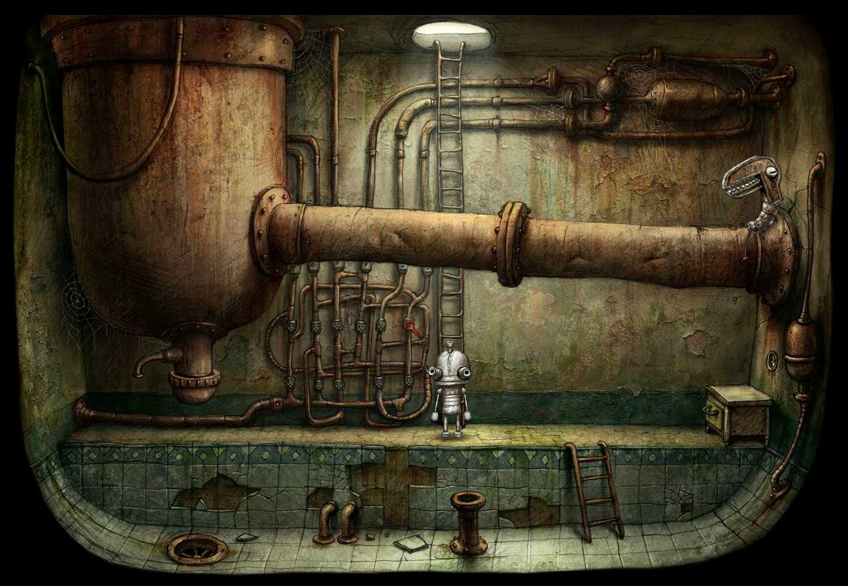 Machinarium трубы