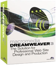 Macromedia Dreamweaver 3 box