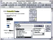 Screenshot of RoboHELP 1