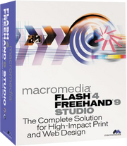 Macromedia Flash 4 FreeHand 9 Studio box