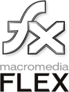 Macromedia Flex logo+text