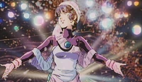 Minmay enjoying audience validation.