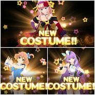 Acquiring new costumes is raison d'être in Uta Macross.