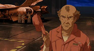 Raizou talking to Roy about how majority of the VF-0 pilots are greenhorns.