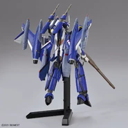 HG 1/100 YF-29 Durandal (Maximilian Jenius Use) Full Set Pack (October 2023): battroid mode, rear view