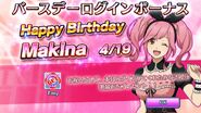 Makina's birthday bonus for Uta Macross.