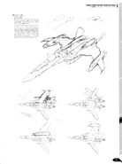 Early draft design (Macross Shoji Kawamori Designer's Note) (4)