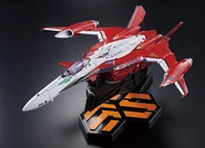 DX Chogokin YF-29 Durandal (Alto Saotome Use) (June 2011): fighter mode