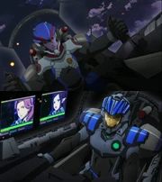 YF-29 Battroid mode cockpit comparison (Note: Max's unit was errorly depicted compared to Alto's unit)