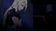 Claire's emotional breakdown.