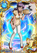 Nanase holding some buns in Macross Card Fighter.